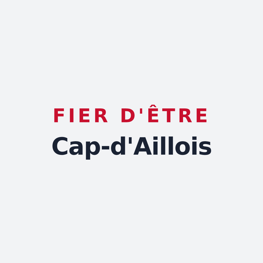 Poster « Fier d'être Cap-d'Aillois » — design pour Cap-d'Ail