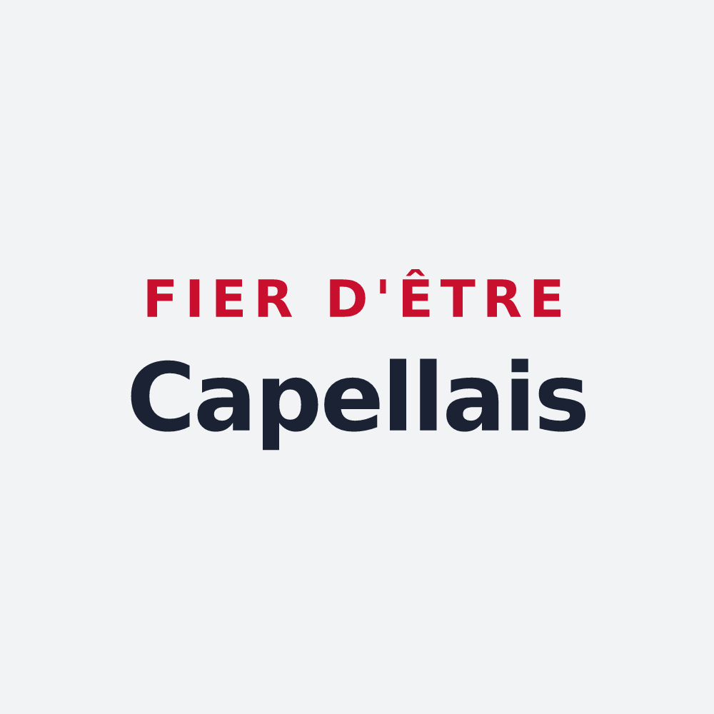 Poster « Fier d'être Capellais » — design pour Capelle-les-Grands