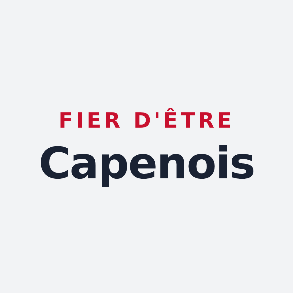 Poster « Fier d'être Capenois » — design pour Capens