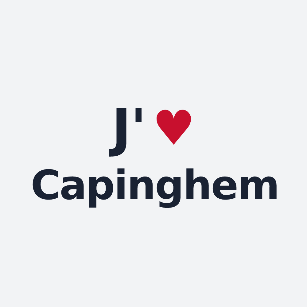 Poster personnalisé Capinghem — design J'aime Capinghem