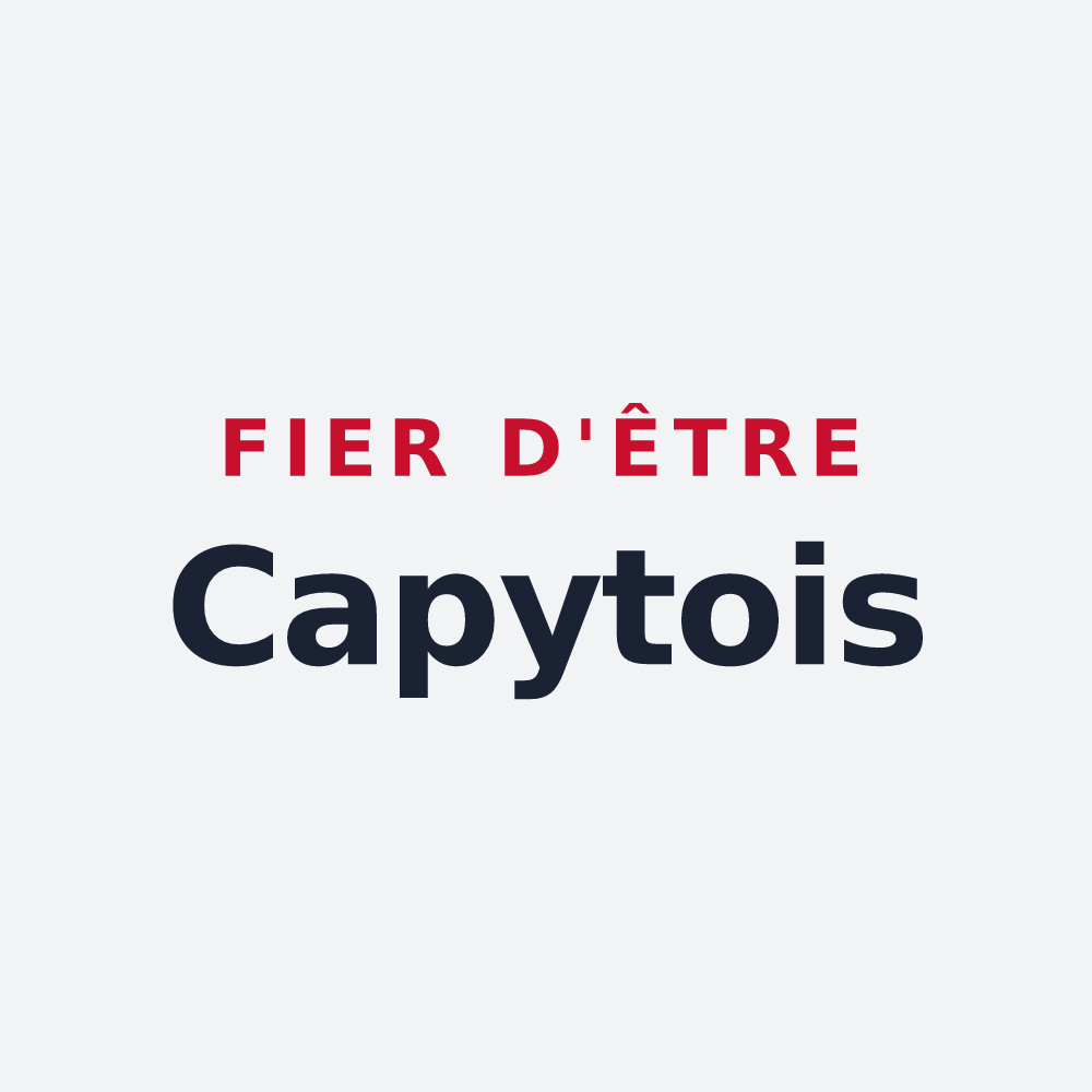 Poster « Fier d'être Capytois » — design pour Cappy