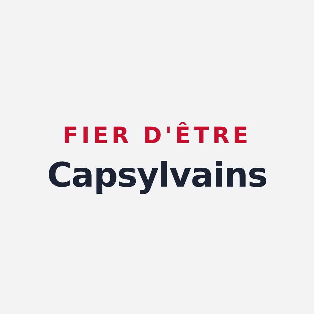 Poster « Fier d'être Capsylvains » — design pour Captieux