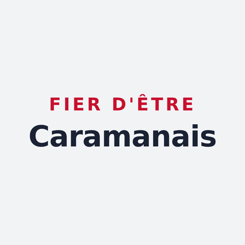 Poster « Fier d'être Caramanais » — design pour Caraman