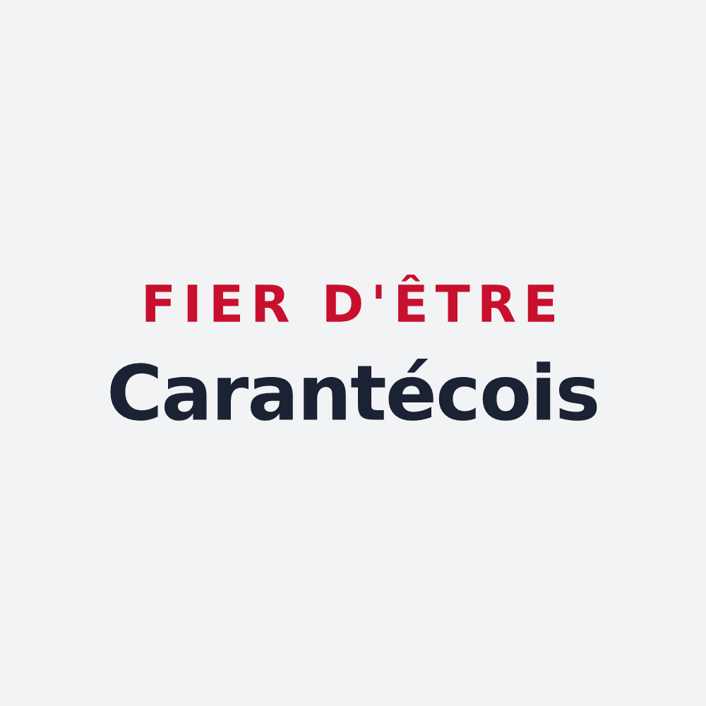 Poster « Fier d'être Carantécois » — design pour Carantec