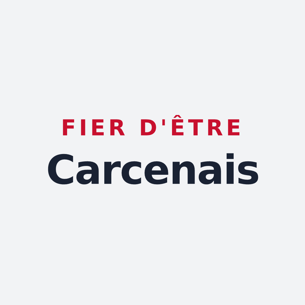 Poster « Fier d'être Carcenais » — design pour Carcen-Ponson
