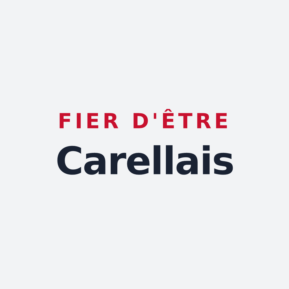 Poster « Fier d'être Carellais » — design pour Carelles