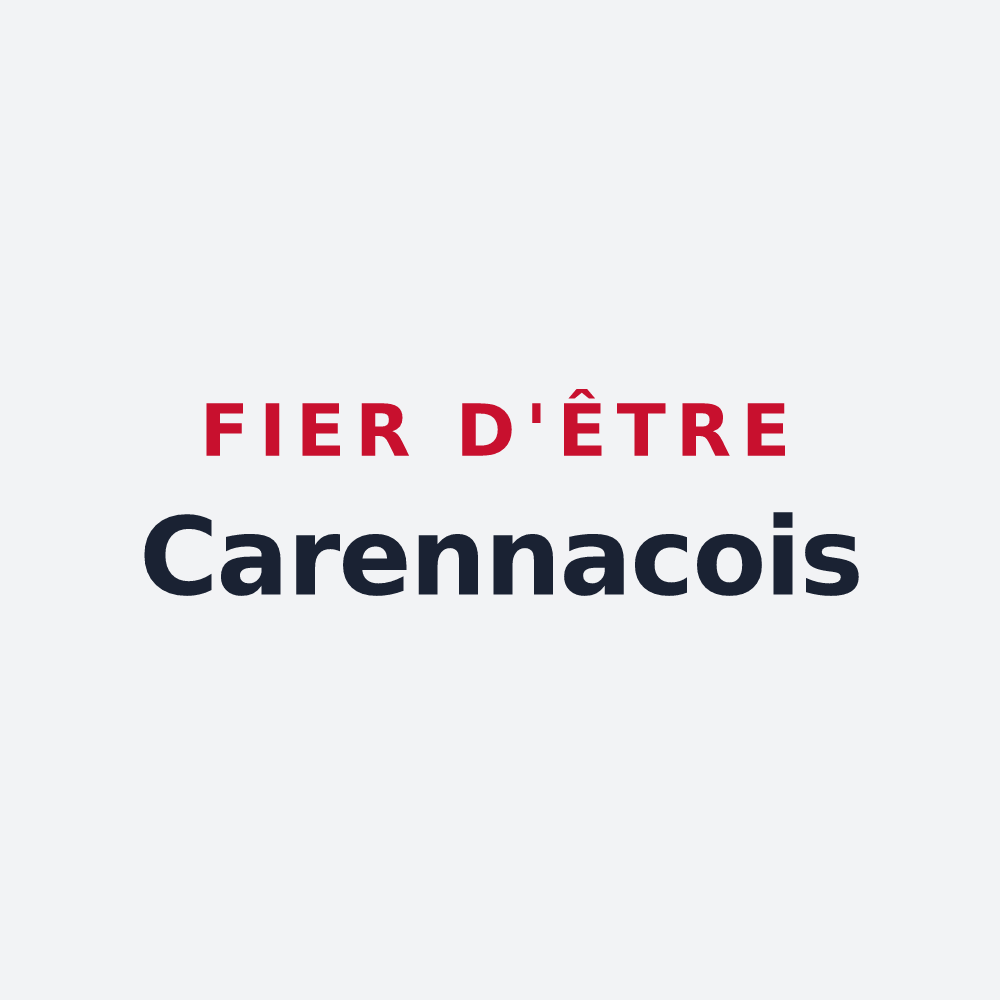 Poster « Fier d'être Carennacois » — design pour Carennac