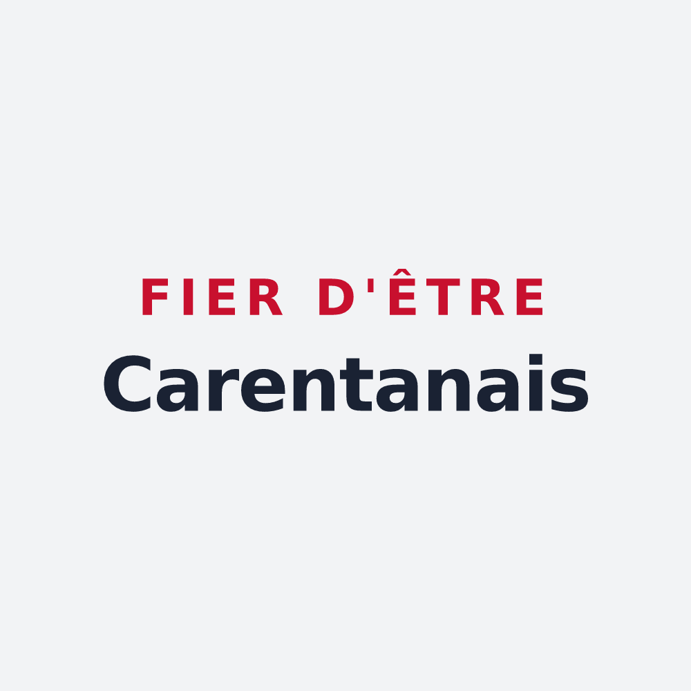Poster « Fier d'être Carentanais » — design pour Carentan-les-Marais