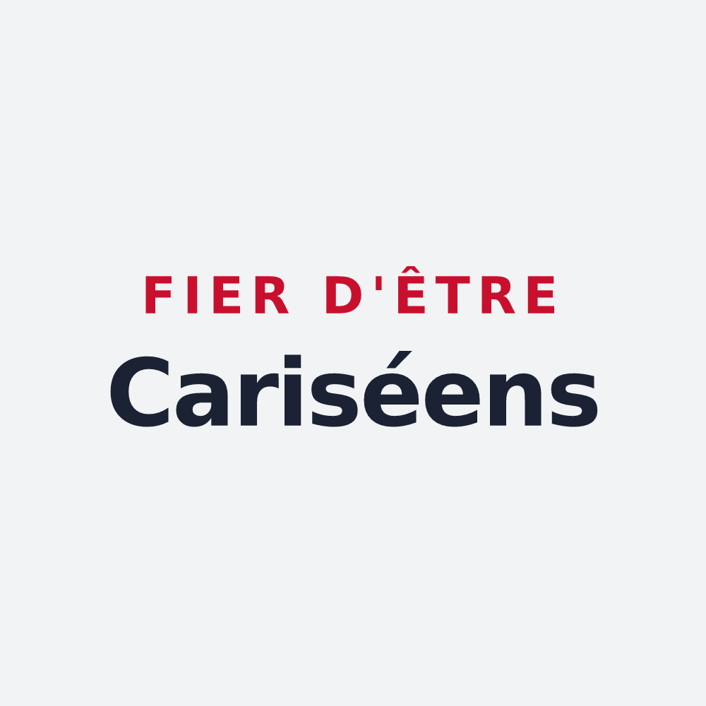 Poster « Fier d'être Cariséens » — design pour Carisey