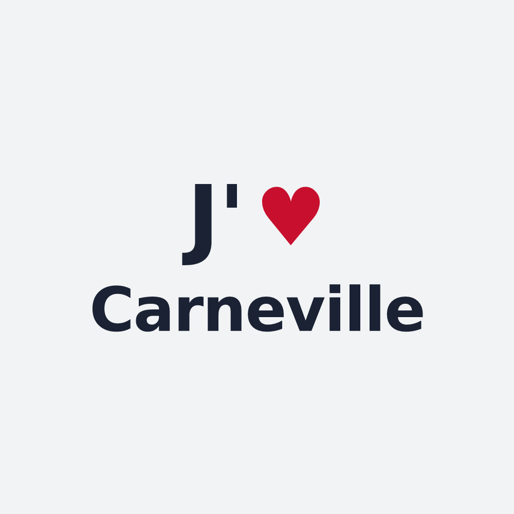 Poster personnalisé Carneville — design J'aime Carneville