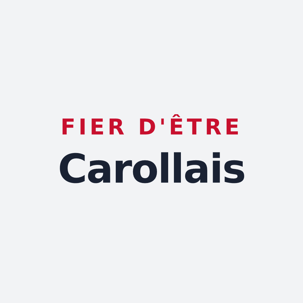 Poster « Fier d'être Carollais » — design pour Carolles