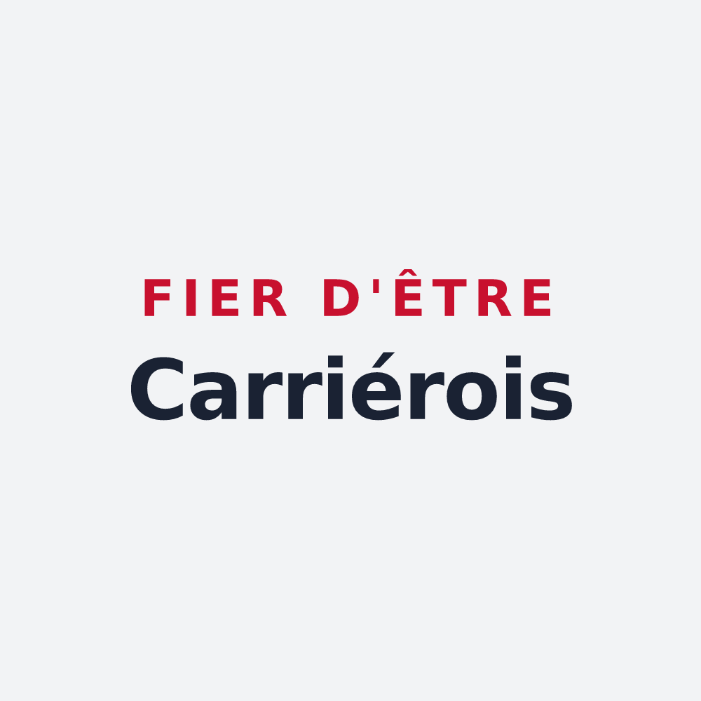 Poster « Fier d'être Carriérois » — design pour Carrières-sous-Poissy
