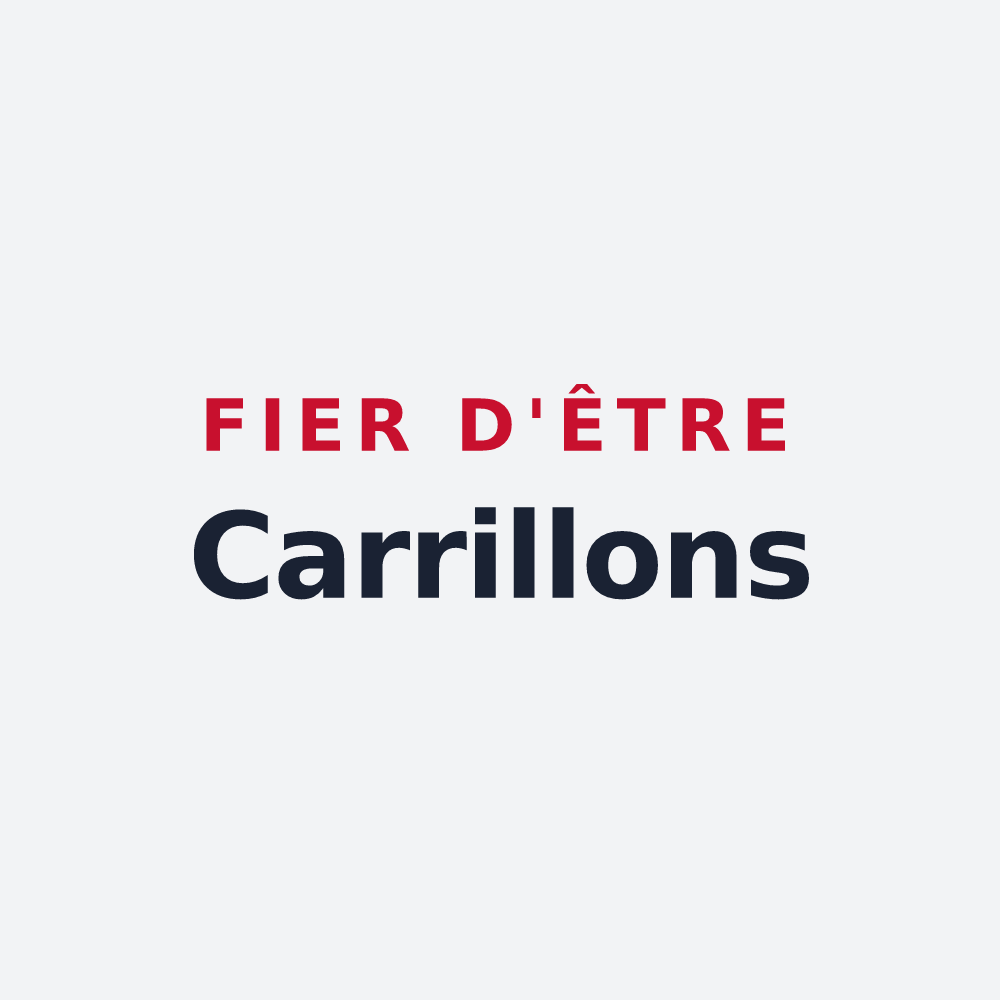 Poster « Fier d'être Carrillons » — design pour Carrières-sur-Seine
