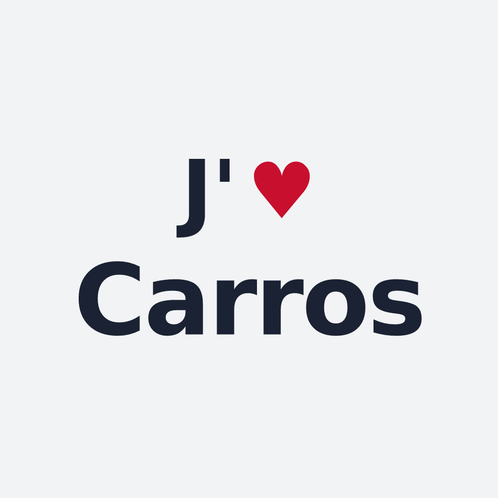 Poster personnalisé Carros — design J'aime Carros