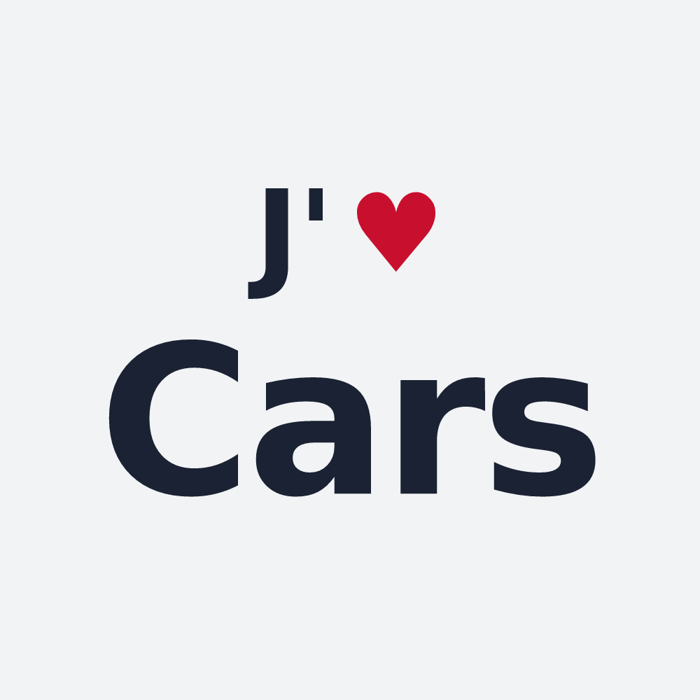 Poster personnalisé Cars — design J'aime Cars