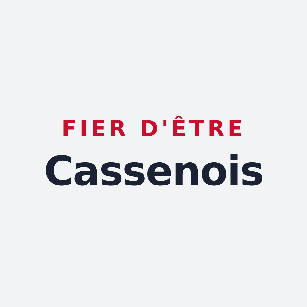 Poster « Fier d'être Cassenois » — design pour Cassen
