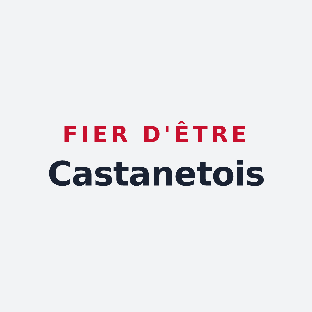 Poster « Fier d'être Castanetois » — design pour Castanet