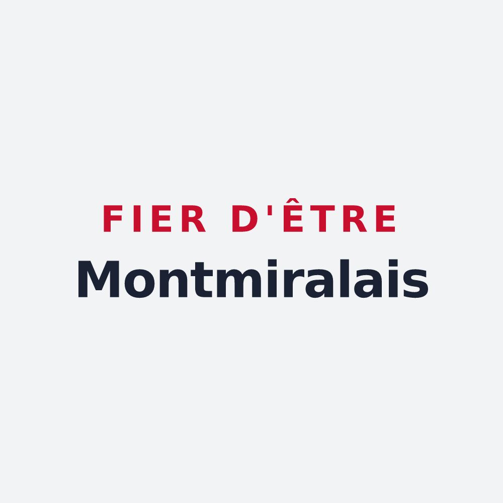 Poster « Fier d'être Montmiralais » — design pour Castelnau-de-Montmiral