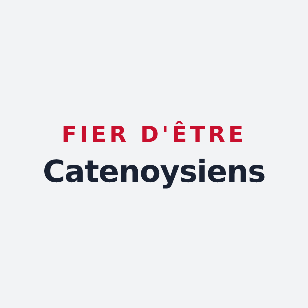 Poster « Fier d'être Catenoysiens » — design pour Catenoy