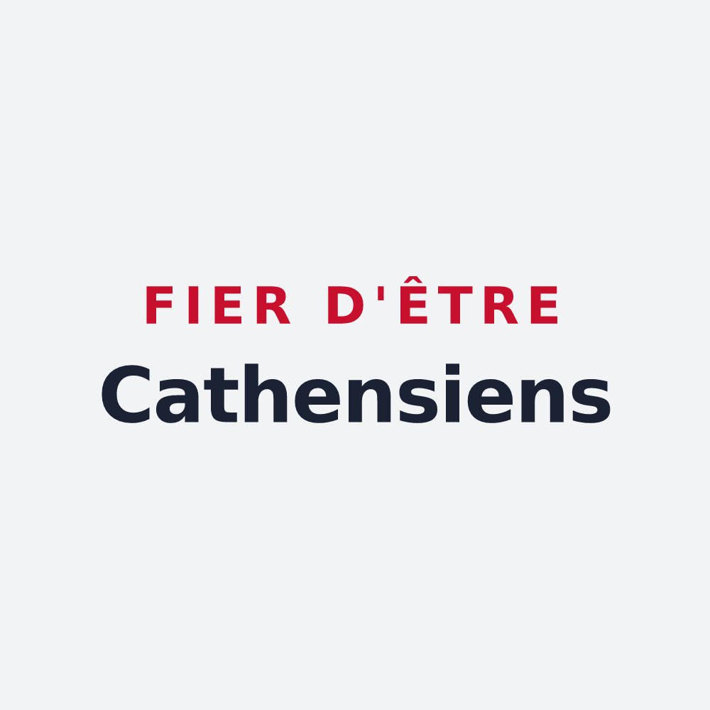 Poster « Fier d'être Cathensiens » — design pour Catheux
