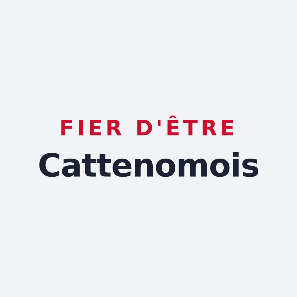 Poster « Fier d'être Cattenomois » — design pour Cattenom