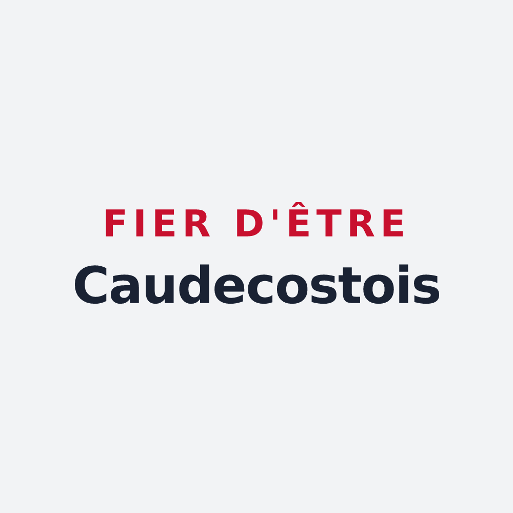 Poster « Fier d'être Caudecostois » — design pour Caudecoste