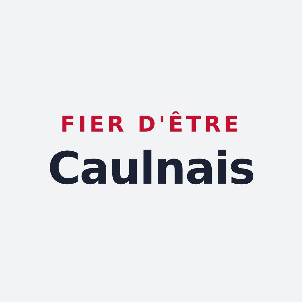 Poster « Fier d'être Caulnais » — design pour Caulnes