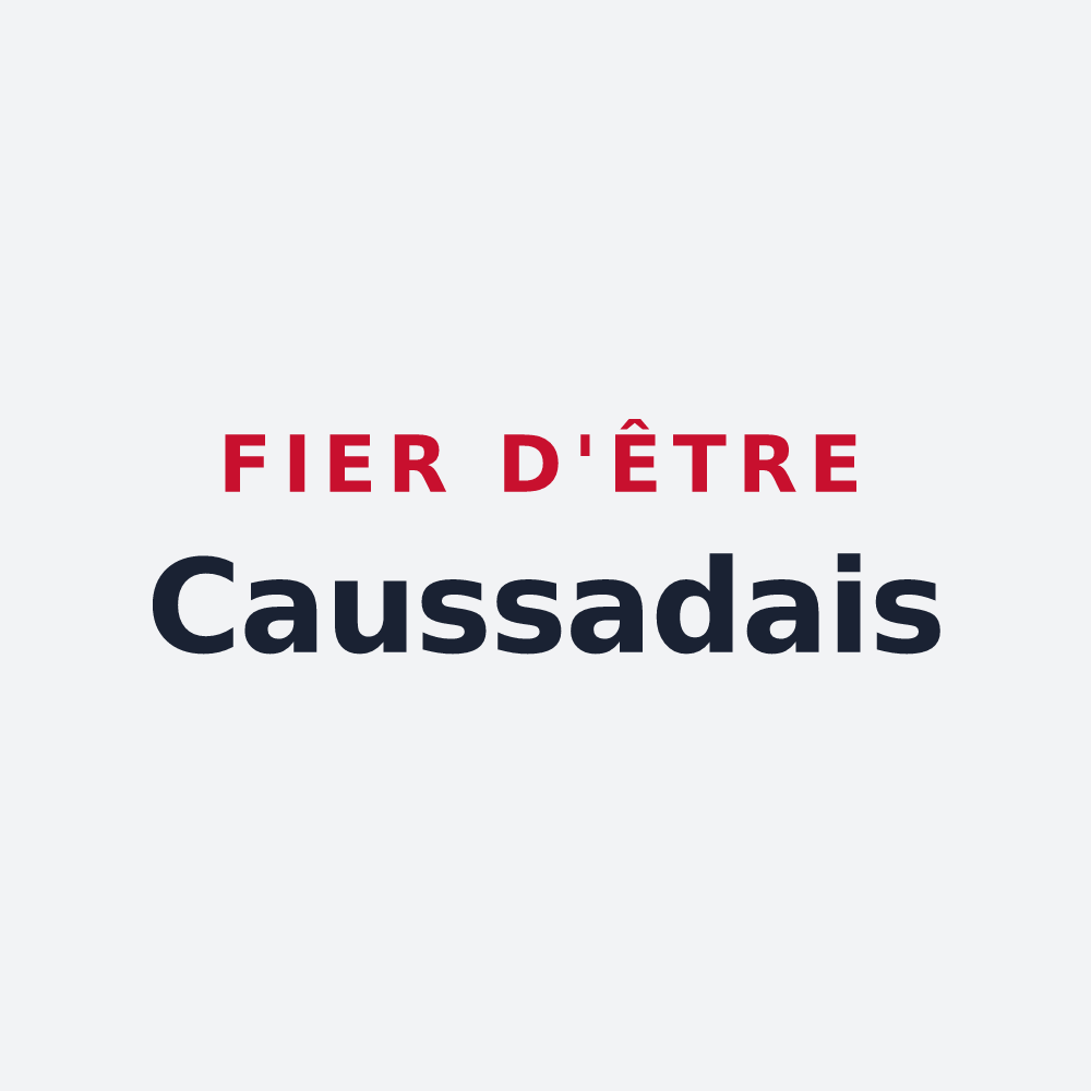 Poster « Fier d'être Caussadais » — design pour Caussade