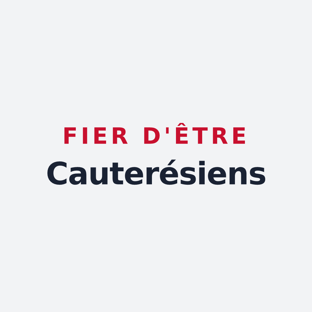 Poster « Fier d'être Cauterésiens » — design pour Cauterets