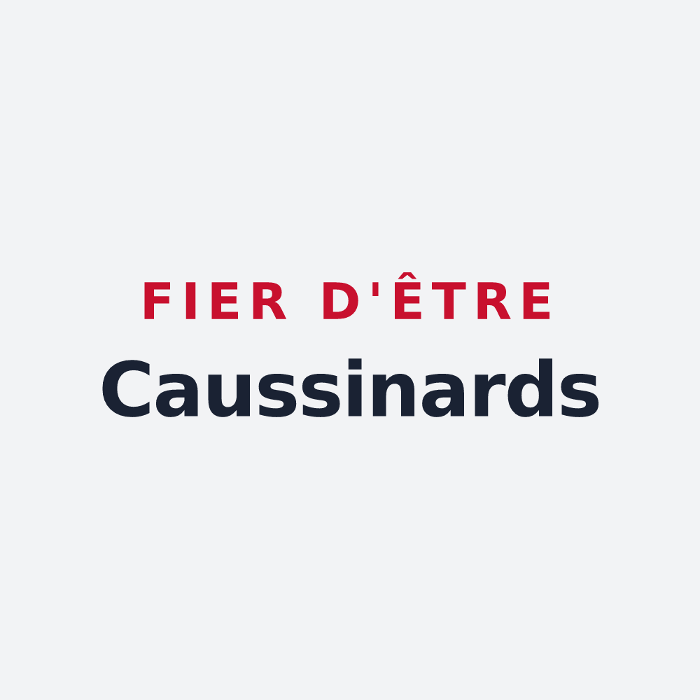 Poster « Fier d'être Caussinards » — design pour Caux