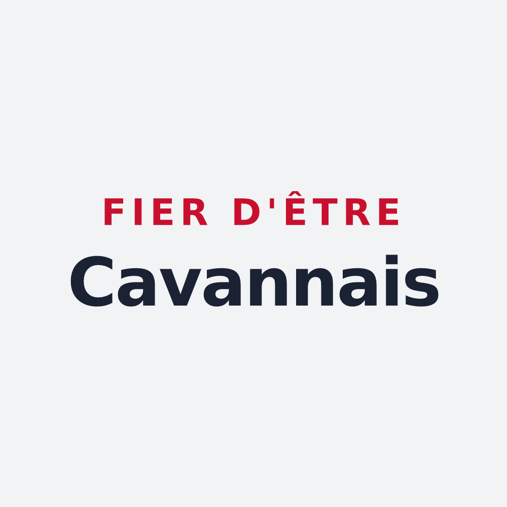 Poster « Fier d'être Cavannais » — design pour Cavan