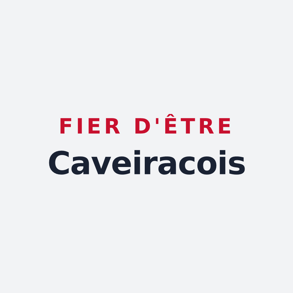 Poster « Fier d'être Caveiracois » — design pour Caveirac