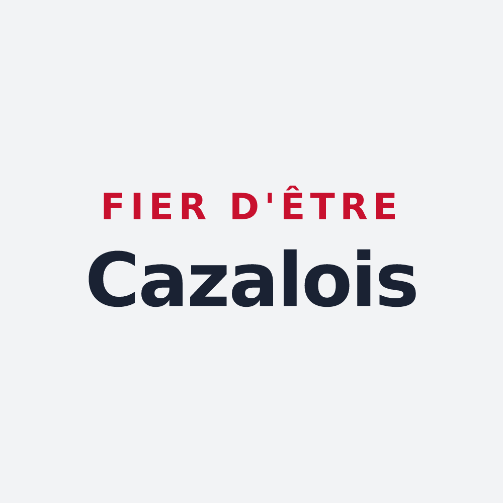 Poster « Fier d'être Cazalois » — design pour Cazals-des-Baylès