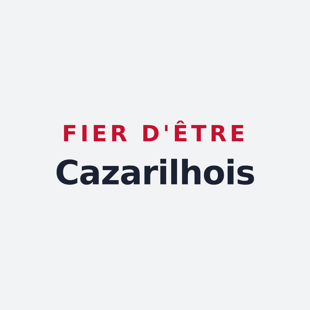 Poster « Fier d'être Cazarilhois » — design pour Cazarilh
