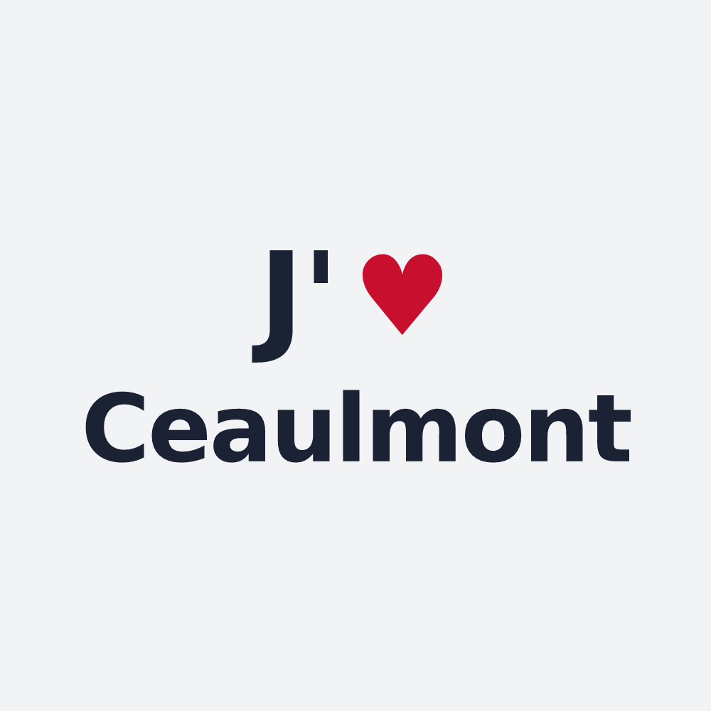 Poster personnalisé Ceaulmont — design J'aime Ceaulmont