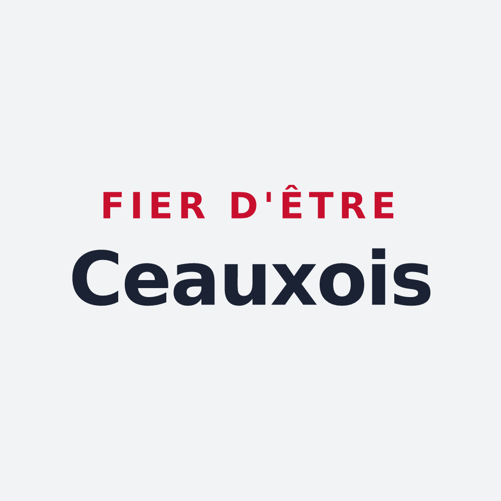 Poster « Fier d'être Ceauxois » — design pour Ceaux-en-Loudun