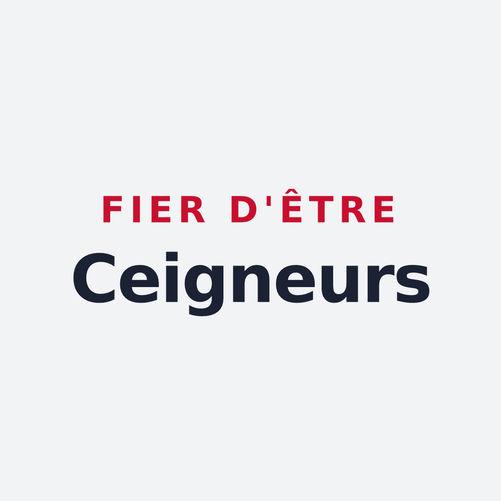 Poster « Fier d'être Ceigneurs » — design pour Ceignes