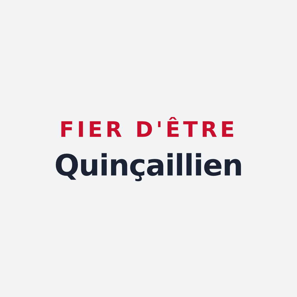 Poster « Fier d'être Quinçaillien » — design pour Ceillac