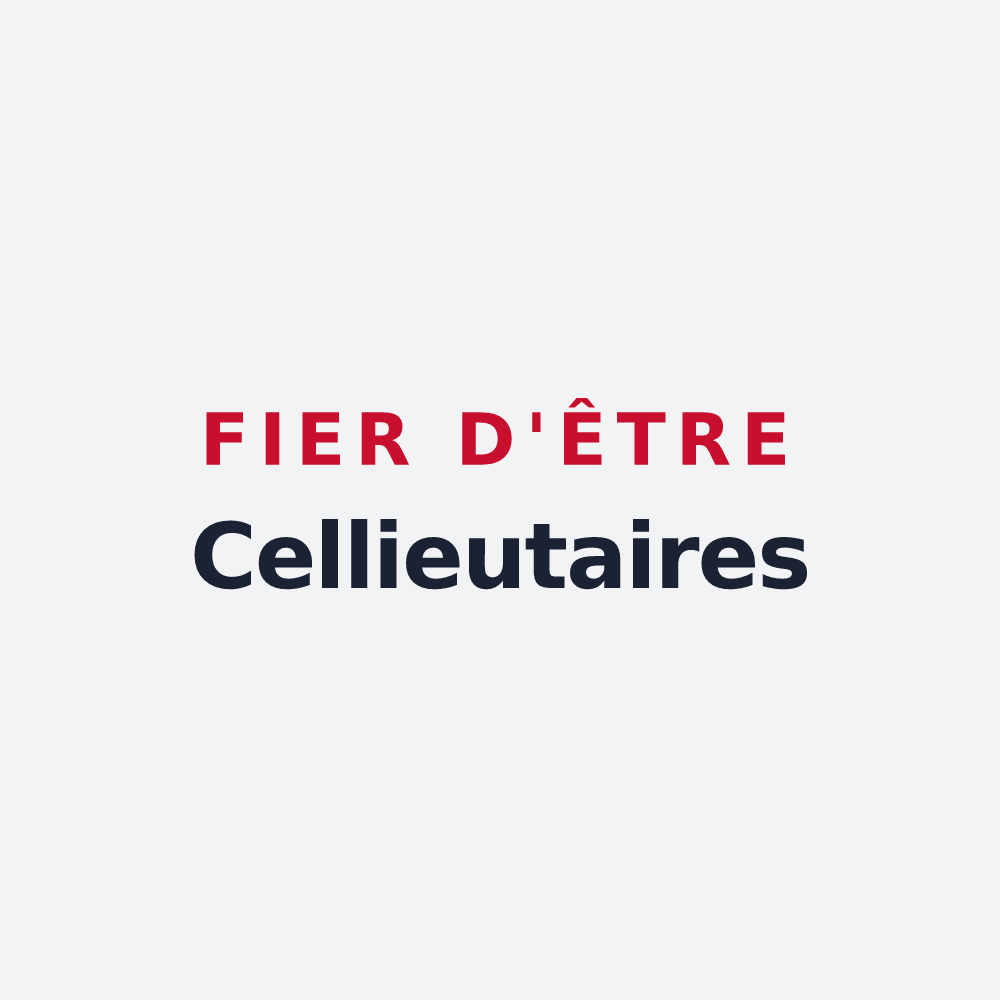 Poster « Fier d'être Cellieutaires » — design pour Cellieu