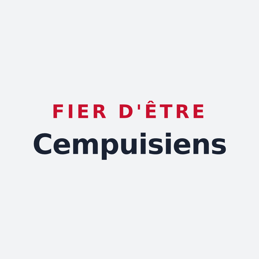 Poster « Fier d'être Cempuisiens » — design pour Cempuis