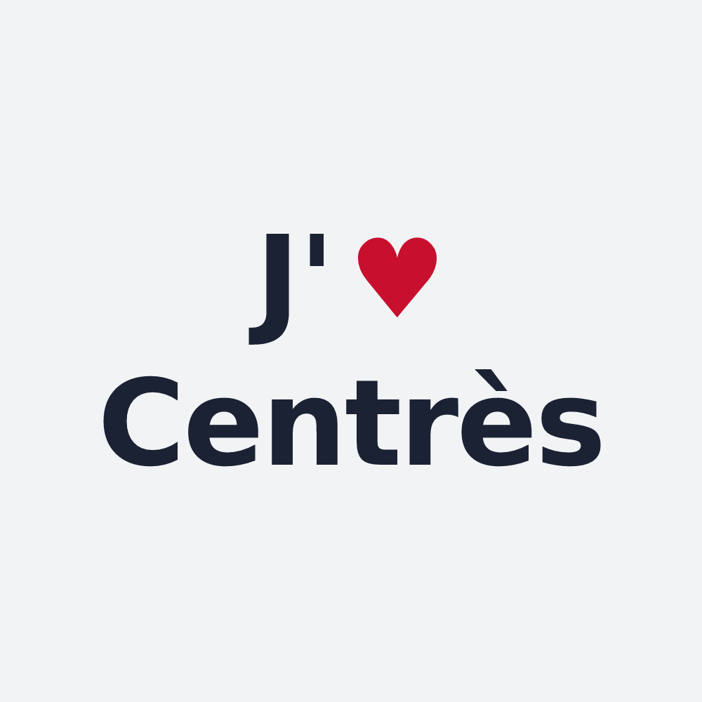 Poster personnalisé Centrès — design J'aime Centrès