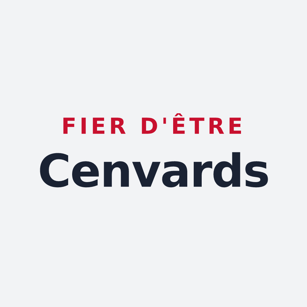 Poster « Fier d'être Cenvards » — design pour Cenves