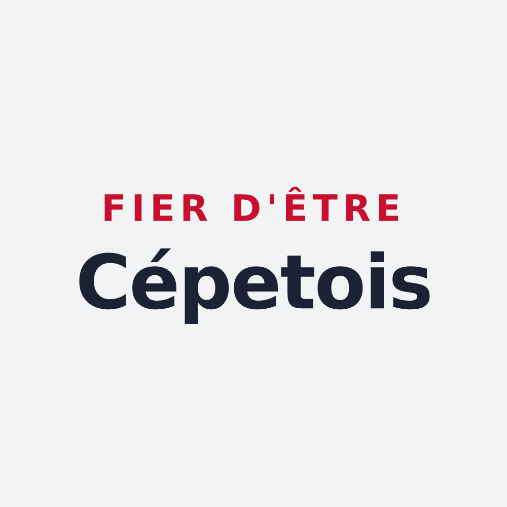 Poster « Fier d'être Cépetois » — design pour Cépet