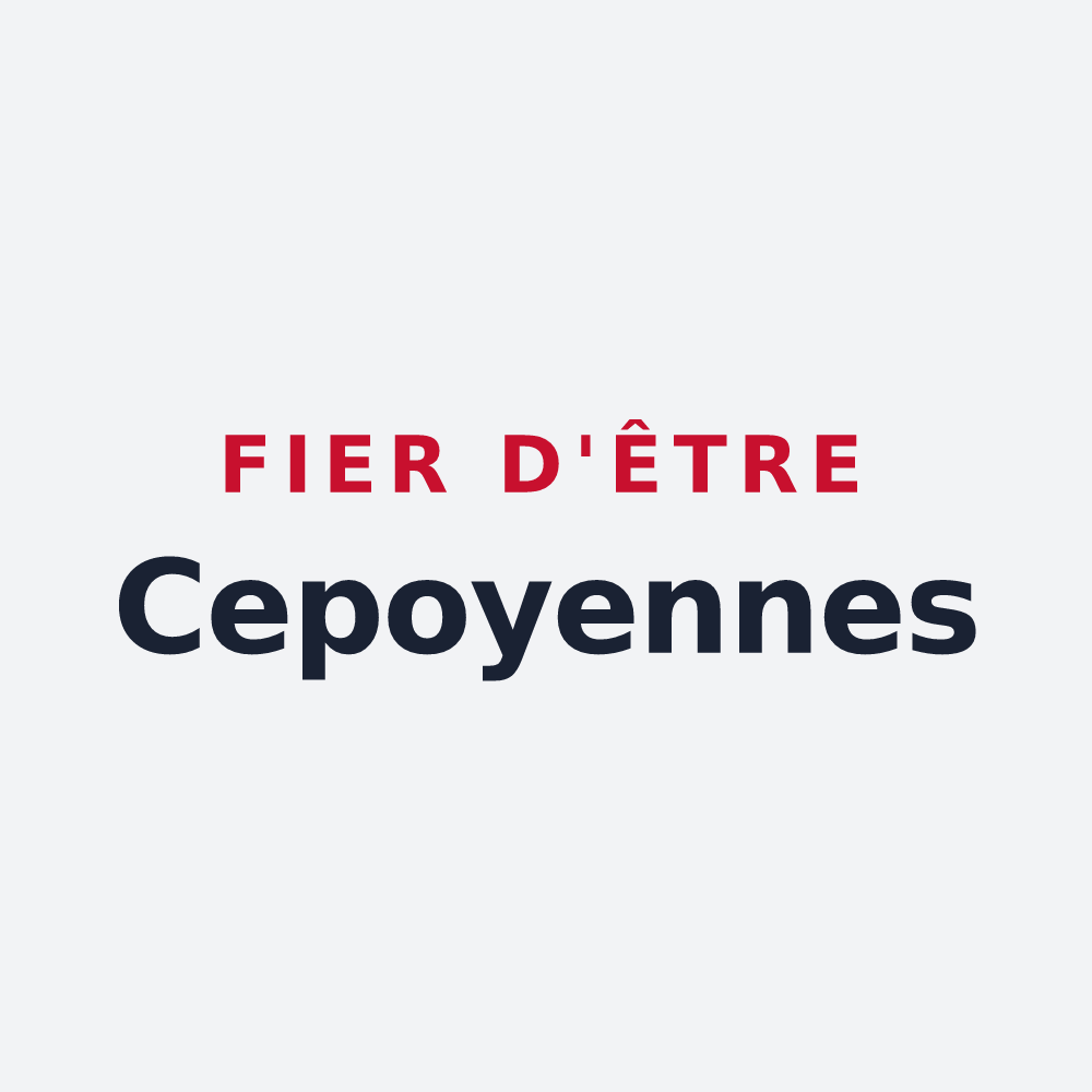 Poster « Fier d'être Cepoyennes » — design pour Cepoy