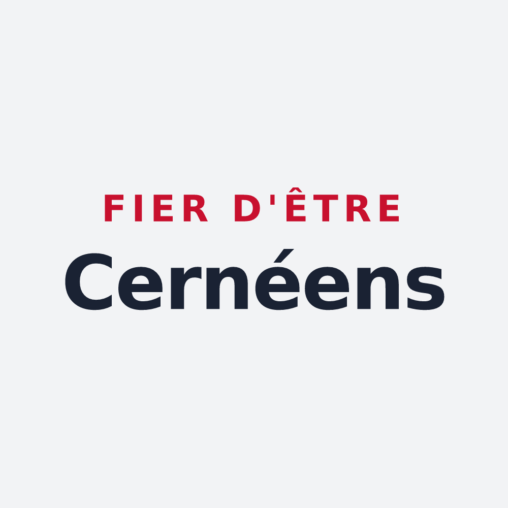Poster « Fier d'être Cernéens » — design pour Cernay
