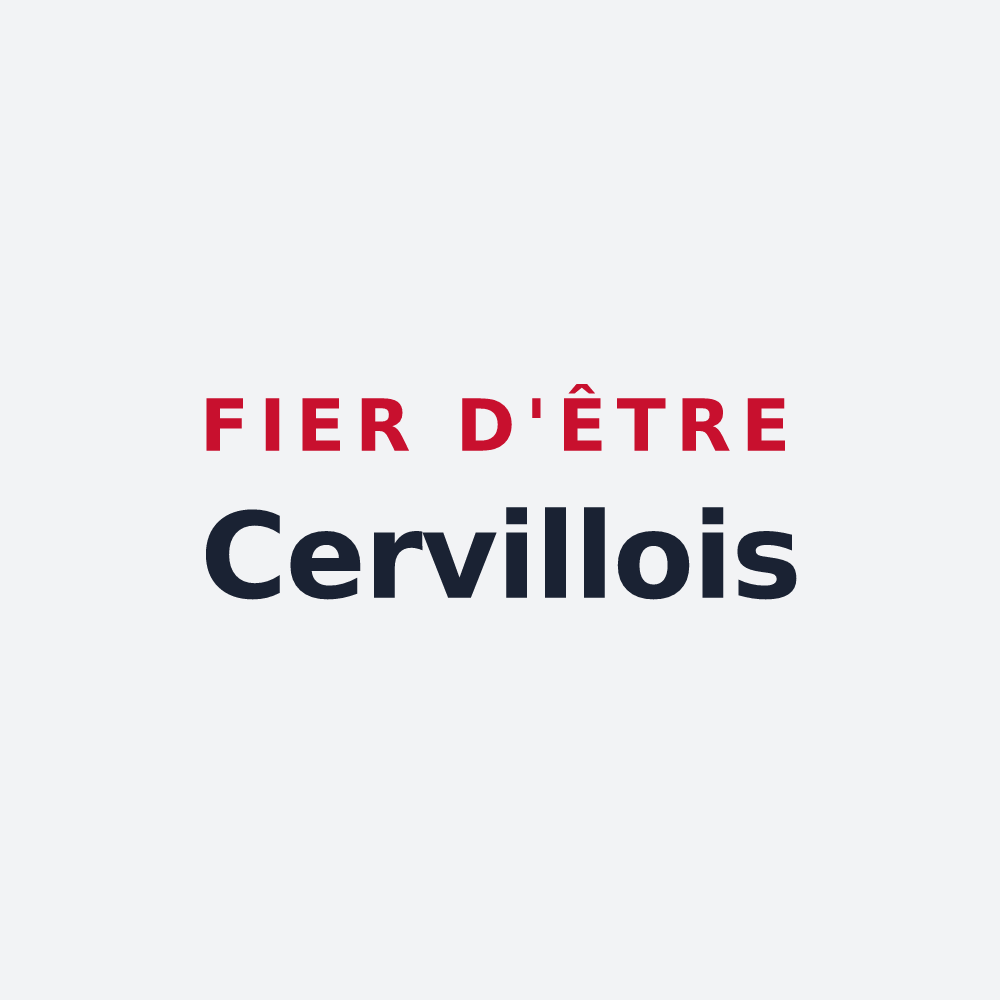 Poster « Fier d'être Cervillois » — design pour Cerville