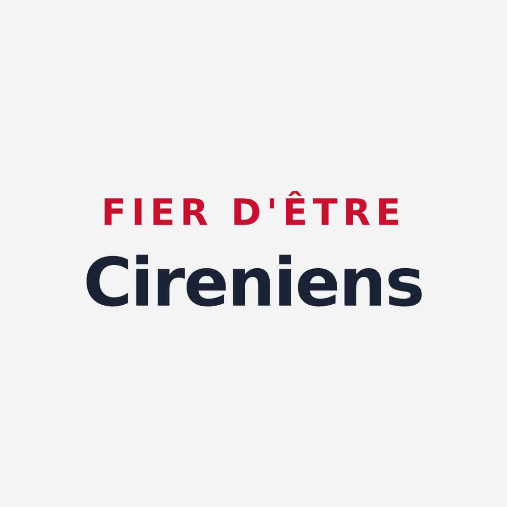 Poster « Fier d'être Cireniens » — design pour Cesny-aux-Vignes