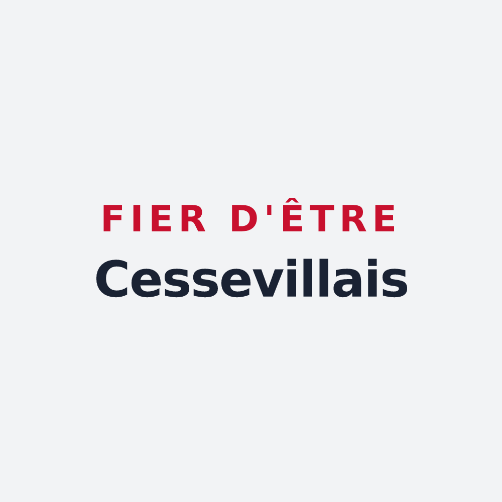 Poster « Fier d'être Cessevillais » — design pour Cesseville