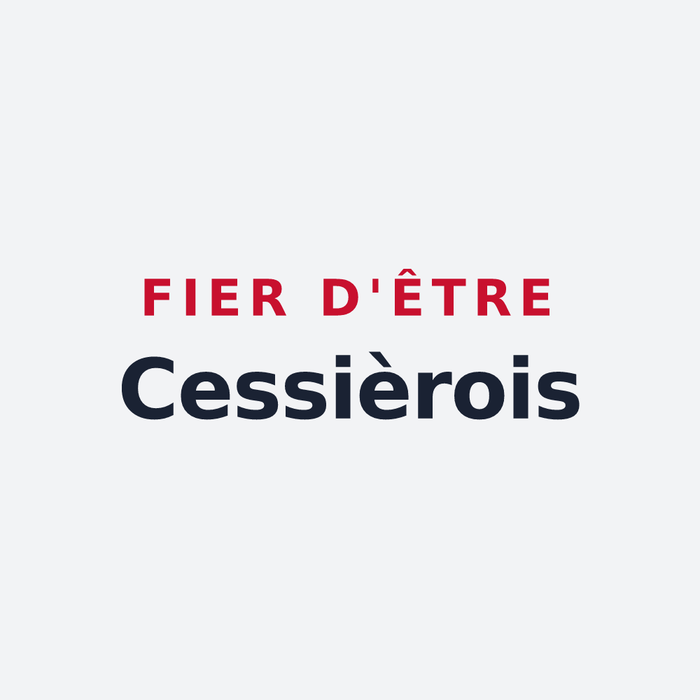 Poster « Fier d'être Cessièrois » — design pour Cessières-Suzy