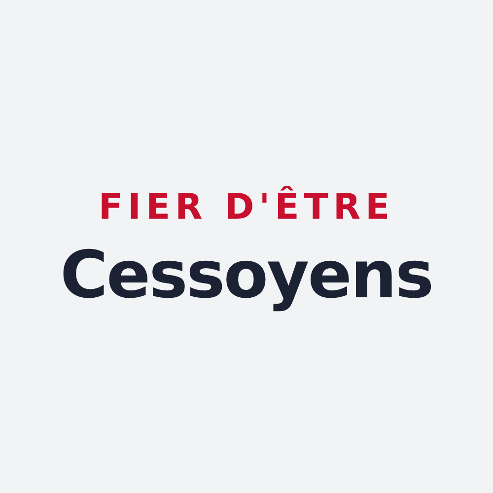 Poster « Fier d'être Cessoyens » — design pour Cessoy-en-Montois
